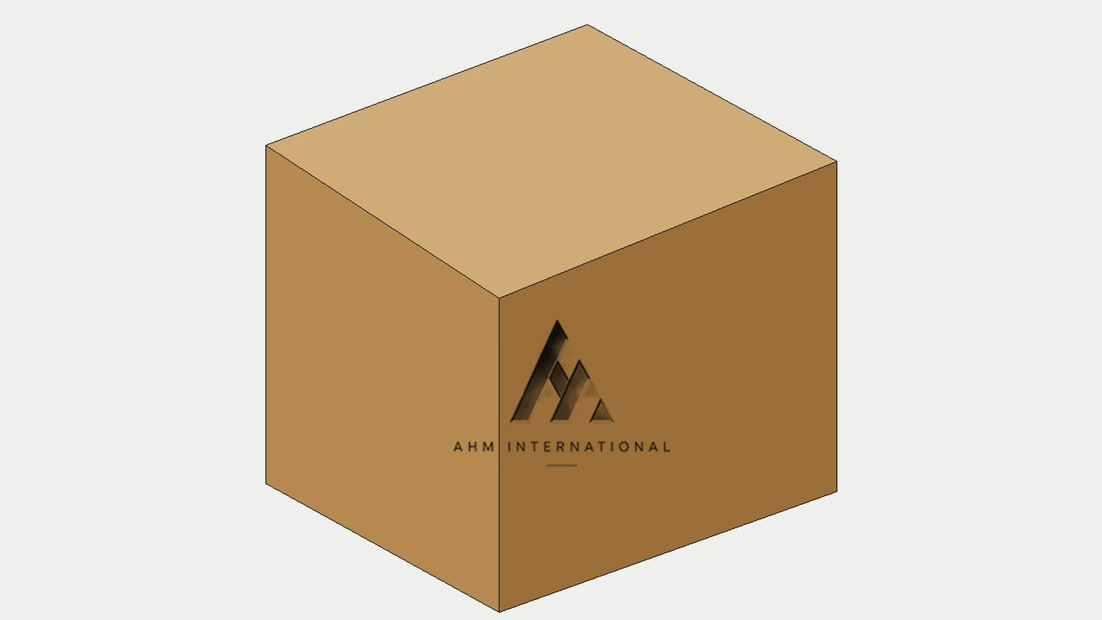 Export cartons stacked and sealed for shipment